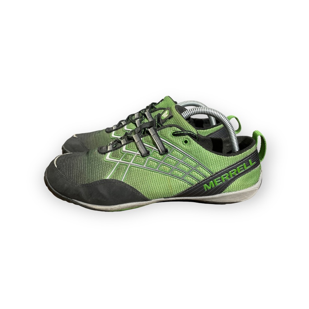 Merrell Men's Trail Glove  2 Black Green Vibram Running Shoes US 9 UK 8.5 EUR 43